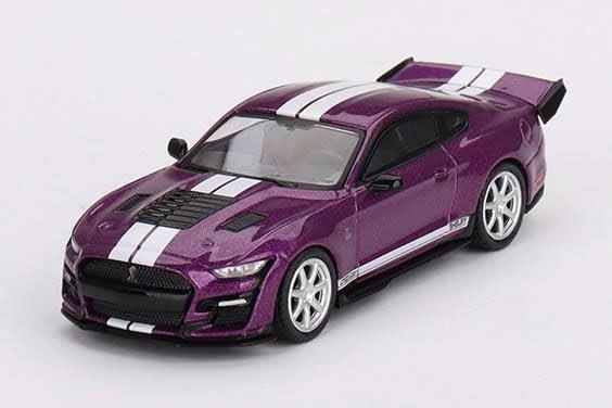 Mini GT 696 Shelby GT500 Dragon Snake Concept Fuchsia Metallic LHD Model Araba