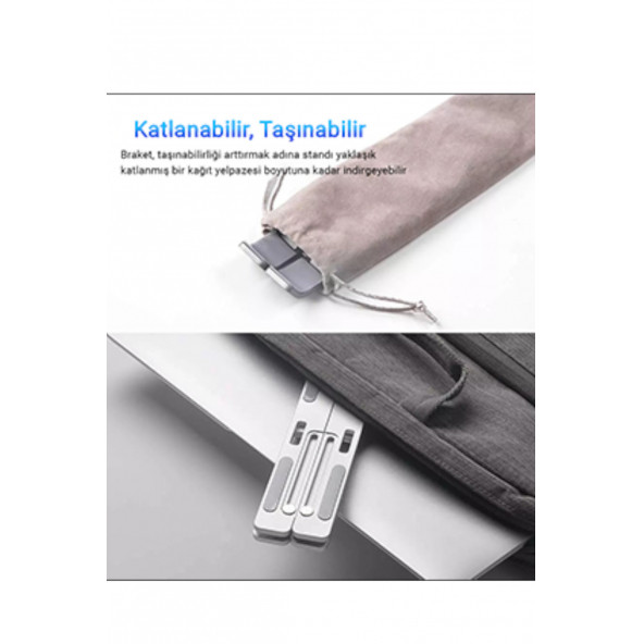 Mühlen N29-3 Ergonomik Taşınabilir Katlanır Pc Tablet Standı - 8