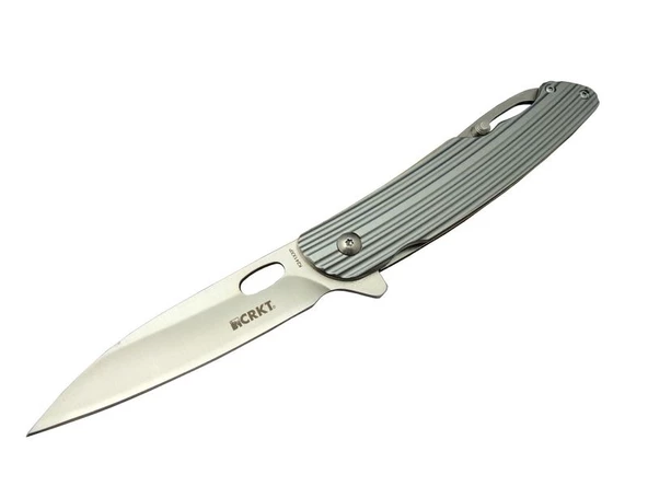 CRKT K241 XXP Kamp Çakısı 23 cm - Kancalı Metal Sap, Otomatil, Kılıflı, Kutulu