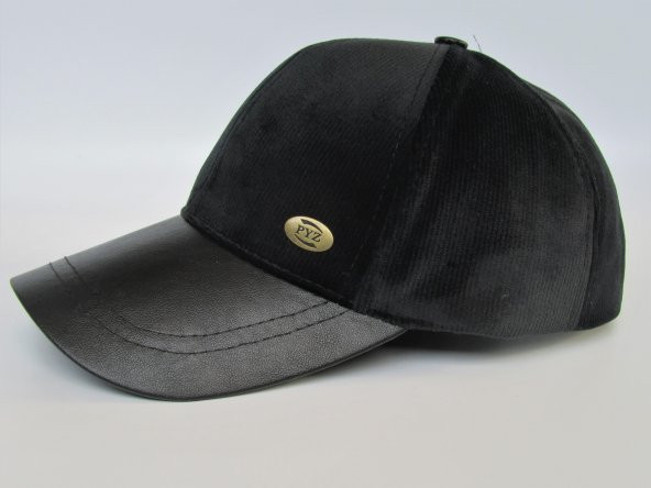 salarticaret siyah kadife şapka ünisex ayarlanabilir şapka