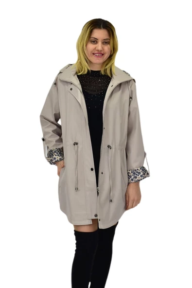 Kadın Mevsimlik Kapüşonlu Mont BGL-ST04063 ürün görseli
