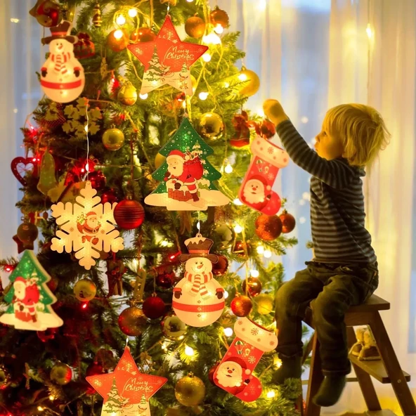 3 METRE GÜN IŞIĞI SALKIM LED IŞIK NOEL BABA ÇAM AĞACI KAR TANESİ ÇORAP YILDIZ KARDAN ADAM FİRGÜRLÜ ürün görseli