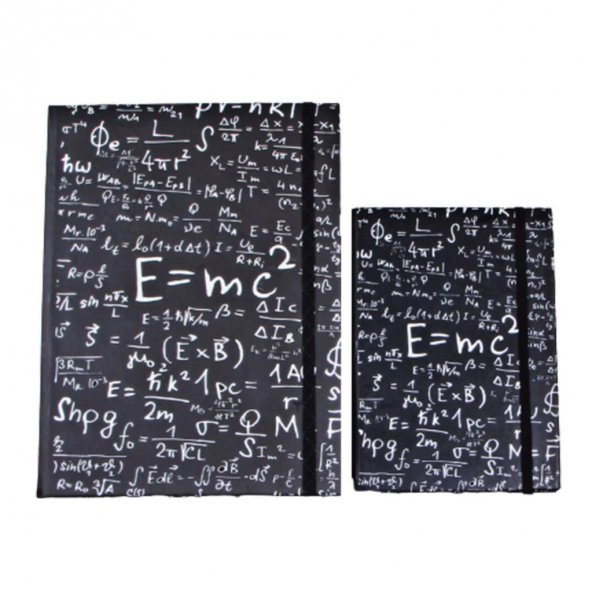 Einstein Siyah Yaprak İki Boy Defter Einstein Set - 1