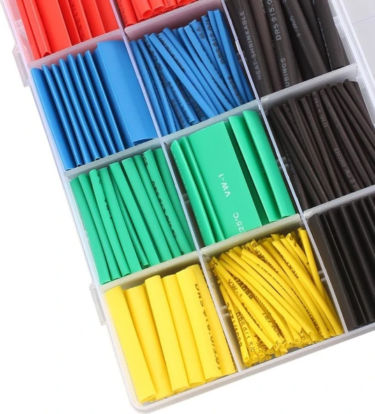 Makaron Seti 530 Adet Kutusuz Daralan Isı Polyolefin Boyutlu Set - 4