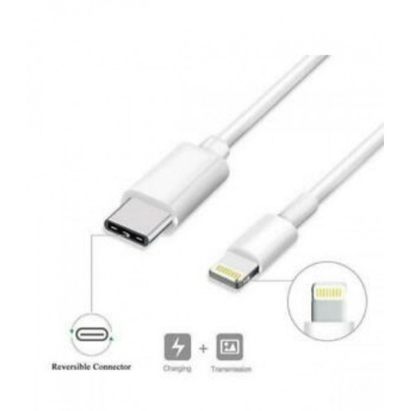 iPhone 11-12 USB-C Lightning Hızlı Şarj Kablosu