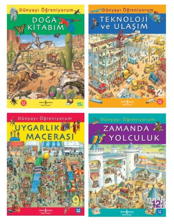 İş Bankası Dünyayı Öğreniyorum Seti 4 Kitap