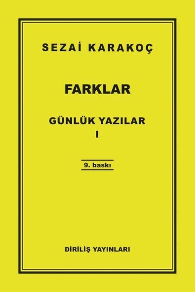 Günlük Yazılar 1 - Farklar