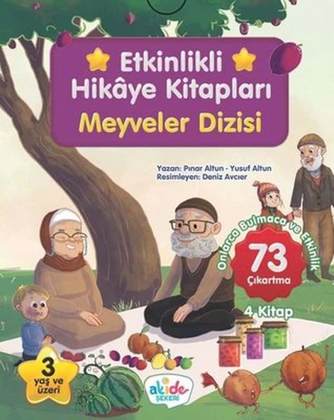 Meyveler Dizisi - Etkinlikli Hikaye Kitapları (4 Kitap Takım)