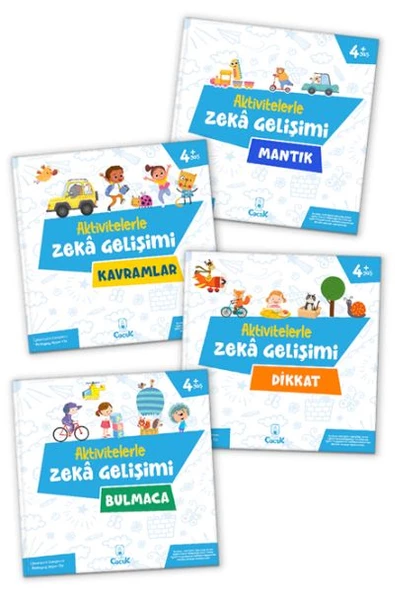 Aktivitelerle Zekâ Gelişimi Serisi (4 Kitap)