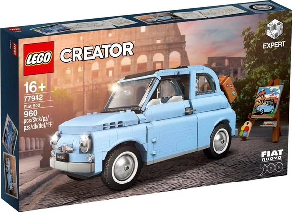 LEGO 77942 Creator Expert Fiat 500 Light Blue Limited Edition