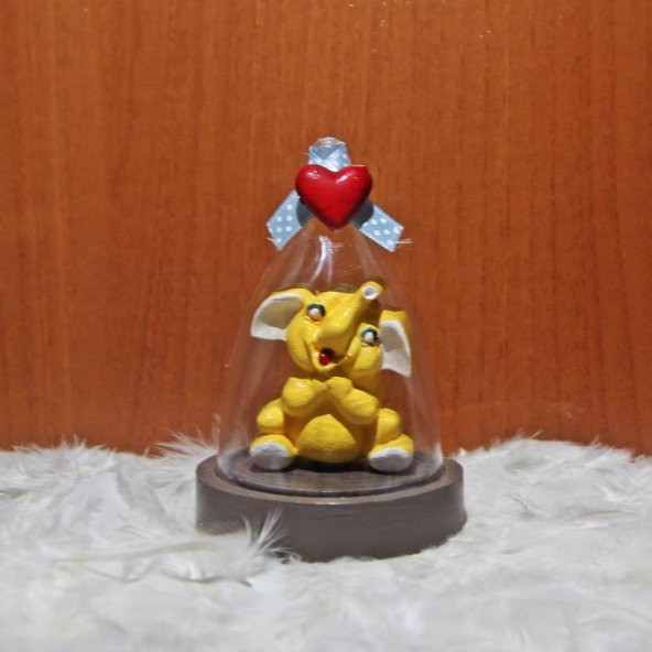 Fil Fanus Biblo Sarı Gri