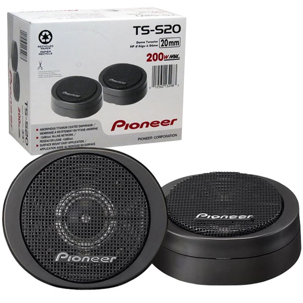 TS-S20 3/4 20MM 200 WATT HARD DOME SUPER TWEETER TİZ HOPARLÖR (2Lİ TAKIM)