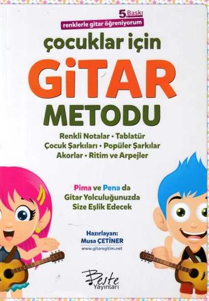 Çocuklar İçin Gitar Metodu - Renklerle Gitar Öğreniyorum