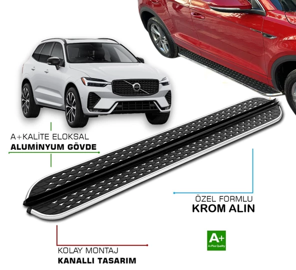 VOLVO XC60 2017 2018 2019 2020 2021 2022 2023 2024 2025 YAN BASAMAK ürün görseli 1