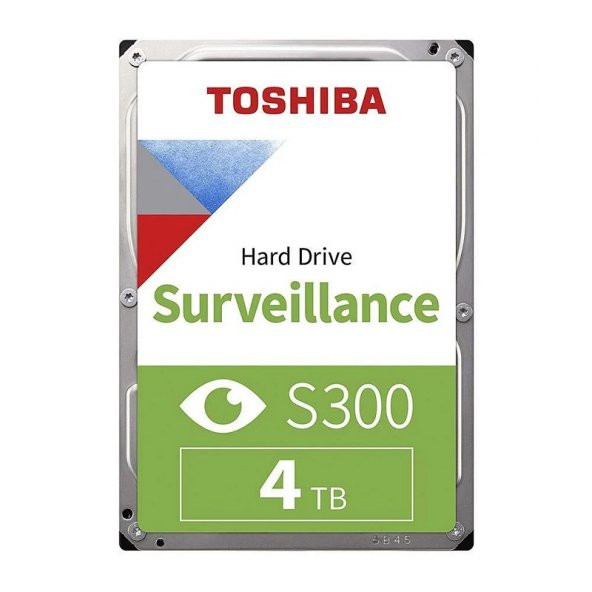 TOSHIBA S300 HDWT740UZSVA 4TB 3.5" 128MB SATA-3 Güvenlik Diski