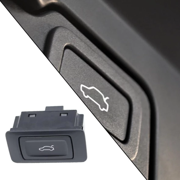 AUDİ A4 BAGAJ KAPAĞI KAPATMA DÜĞMESİ ANAHTARI ELEKTİRİKLİ BAGAJ  2008-2012 - 2