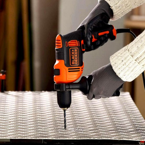 Black+Decker BEH550 550Watt 13mm Darbeli Matkap - 4