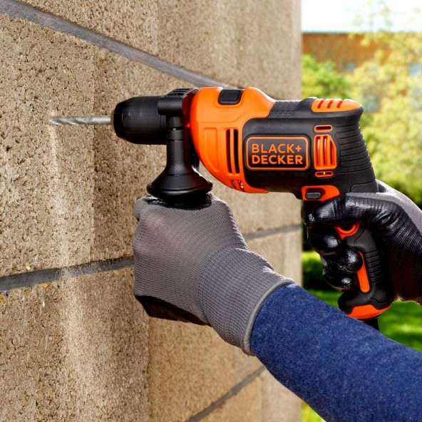 Black+Decker BEH550 550Watt 13mm Darbeli Matkap - 6