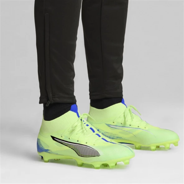 Puma Ultra 5 Match+ Fg/Ag Yeşil Erkek Krampon - 107686 03 - 2