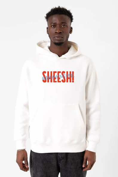 Babymonster Sheesh Beyaz Erkek 3ip Kapşonlu Sweatshirt - 1