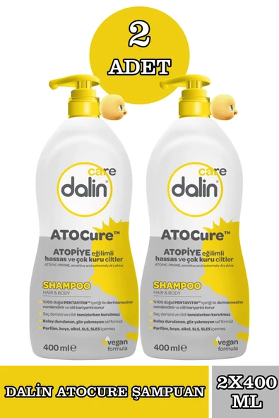 Dalin Atocure Şampuan 400 ml 2 Adet