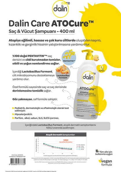 Dalin Atocure Şampuan 400 ml 2 Adet - 2