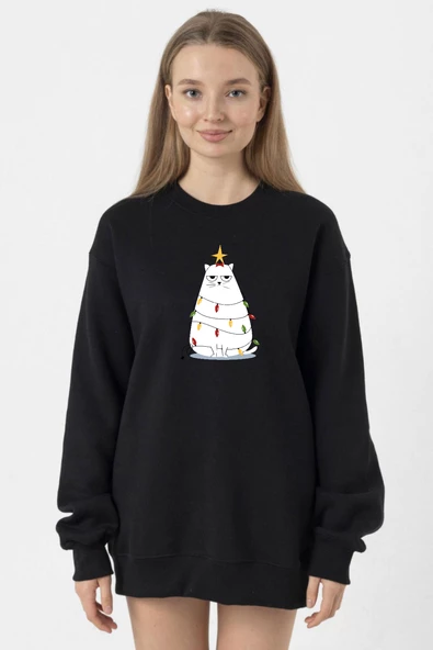 Grumpy Christmas Siyah Kadın 2ip Sweatshirt