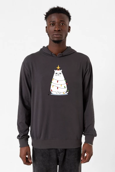 Grumpy Christmas Füme Erkek 2ip Kapşonlu