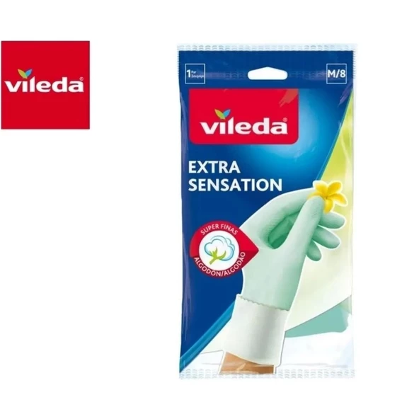 Vileda Extra Sensation Temizlik Bulaşık Ediveni Orta Boy M/8 x 3 Adet - Resim 2