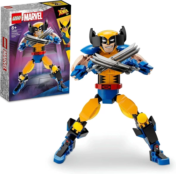 LEGO Marvel Super Heroes Wolverine Yapım Figürü 76257-8 Yaş Ve Üzeri Çocuklar Için Tam Eklemli