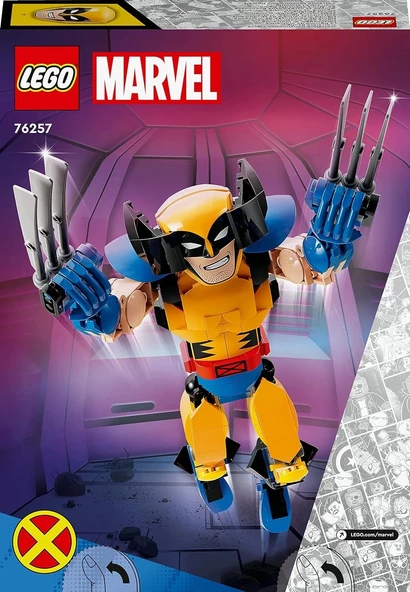 LEGO Marvel Super Heroes Wolverine Yapım Figürü 76257-8 Yaş Ve Üzeri Çocuklar Için Tam Eklemli - 2