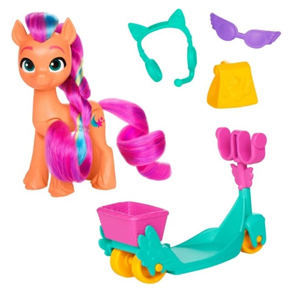 My Little Pony Figür Set Scooter Sunny Starscout F8725-F8737 - 2