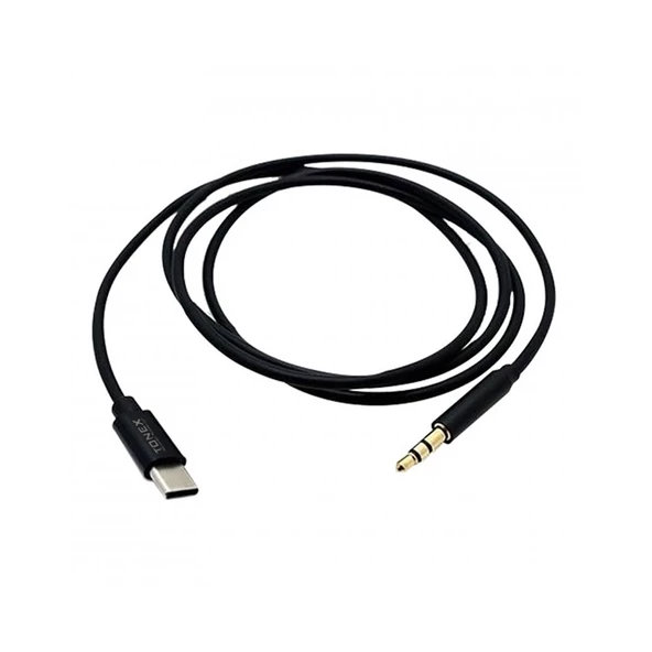 Tonex AX-04 Type-C to 3.5mm Aux Audio Ses Kablosu Siyah