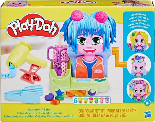Play-Doh Renkli Kuaför Salonu Oyun Seti F8807 - 11