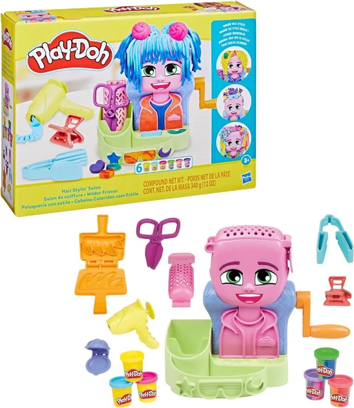 Play-Doh Renkli Kuaför Salonu Oyun Seti F8807