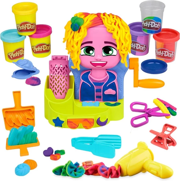 Play-Doh Renkli Kuaför Salonu Oyun Seti F8807 - 8