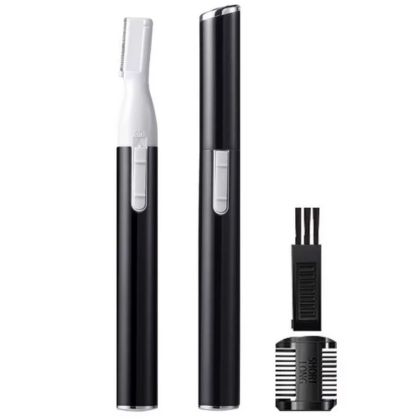 Pilli Kaş Ve Bıyık Alma Aleti Kulak Burun Kılı Temizleme Tüy Kesme Makinesi Bikini Bölge Temizleme - 3