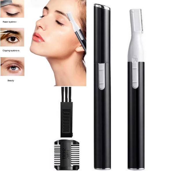 Pilli Kaş Ve Bıyık Alma Aleti Kulak Burun Kılı Temizleme Tüy Kesme Makinesi Bikini Bölge Temizleme - 2