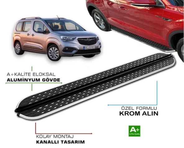 OPEL MARKASININ COMBO ARACININ 2019 2020 2021 2022 2023 2024 2025 YAN BASAMAK ürün görseli 1