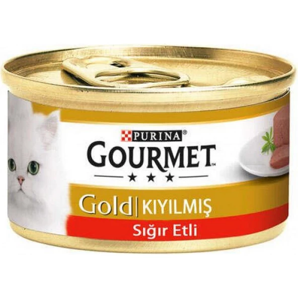 Gourmet Gold 6 Adet Gourmet Gold Sigir Etli Kiyilmis-85 gr