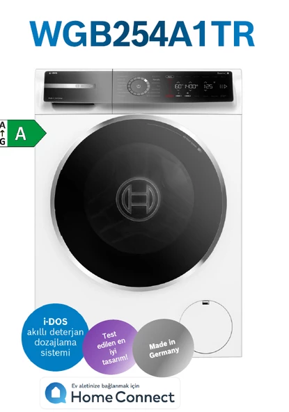 Bosch WGB254A1TR 1400 Devir 10 kg Çamaşır Makinesi