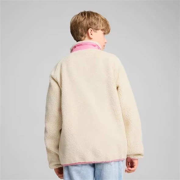Puma Hybrid Sherpa Beyaz/Pembe Çocuk Mont - 626504 87 - 4