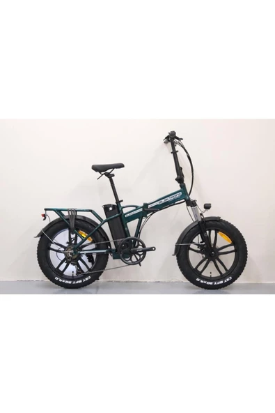Kron Elektron Zuma 20 Jant Katlanabilir 36 Volt 350 Watt Elektrikli Bisiklet Yeşil - 2