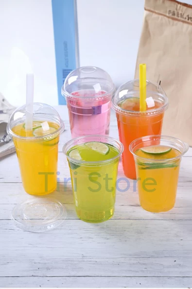 Tiri Store Sert Plastik Bardak 12 oz 350 ml 50 li 20 Paket toplam 1000 adet - 5