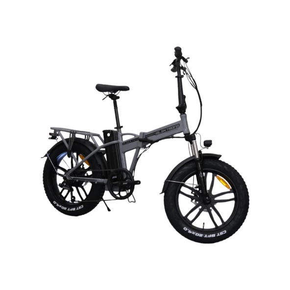 Kron Elektron Zuma 20 Jant Katlanabilir 36 Volt 350 Watt Elektrikli Bisiklet Nardo Gri - 1