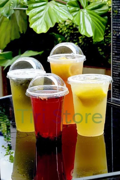 Tiri Store Sert Plastik Bardak 12 oz 350 ml 50 li 20 Paket toplam 1000 adet - 4