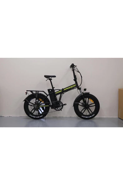 Kron Elektron Zuma 20 Jant Katlanabilir 36 Volt 350 Watt Elektrikli Bisiklet Neon Sarı - 2