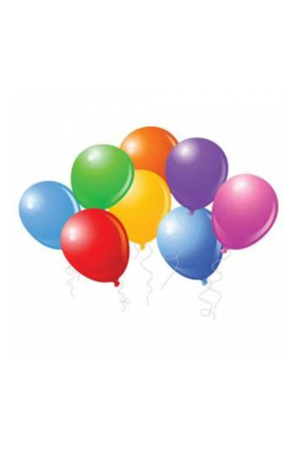 Balonevi Balon Baskısız 10" Pastel 100 Lü (1 Paket 100 Adet)