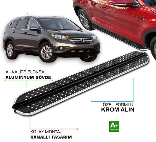 HONDA CR-V 4 2012 2013 2014 2015 2016 2017 YAN BASAMAK ürün görseli 1