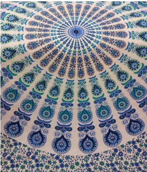 Valeria Heritage India Mandala Bohem Çok Amaçlı Örtü - 4